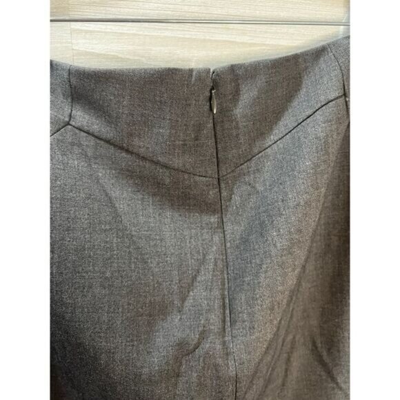 Worthington Work Mini‎ Skirt Gray Lined Stretch Size 12 - Picture 3 of 4